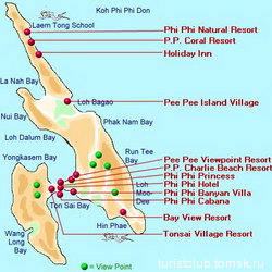 Карта острова (Наш отель на самом краю)