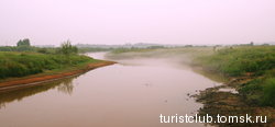 Закат на реке Суйга.