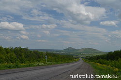 Дорога перед Усть-Каменогорском