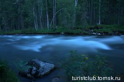 ночная съемка реки